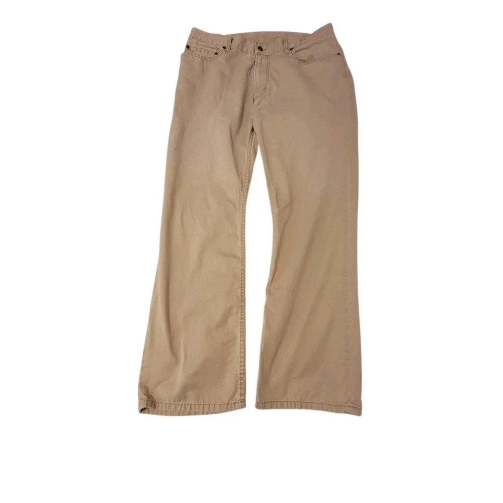 Polo Ralph Lauren Men's Size 36/30 Khaki Cotton Straight‎ Leg Pants